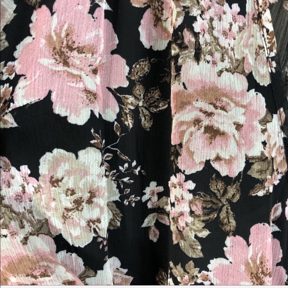 Band of Gypsies Pink Floral Boho Maxi Dress - Picture 5 of 9